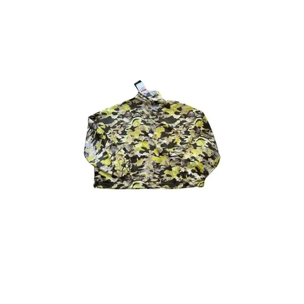 Nike Jacket Womens Large Floral Full Zip Pockets Camo Sportswear Windbreaker - Picture 4 of 4